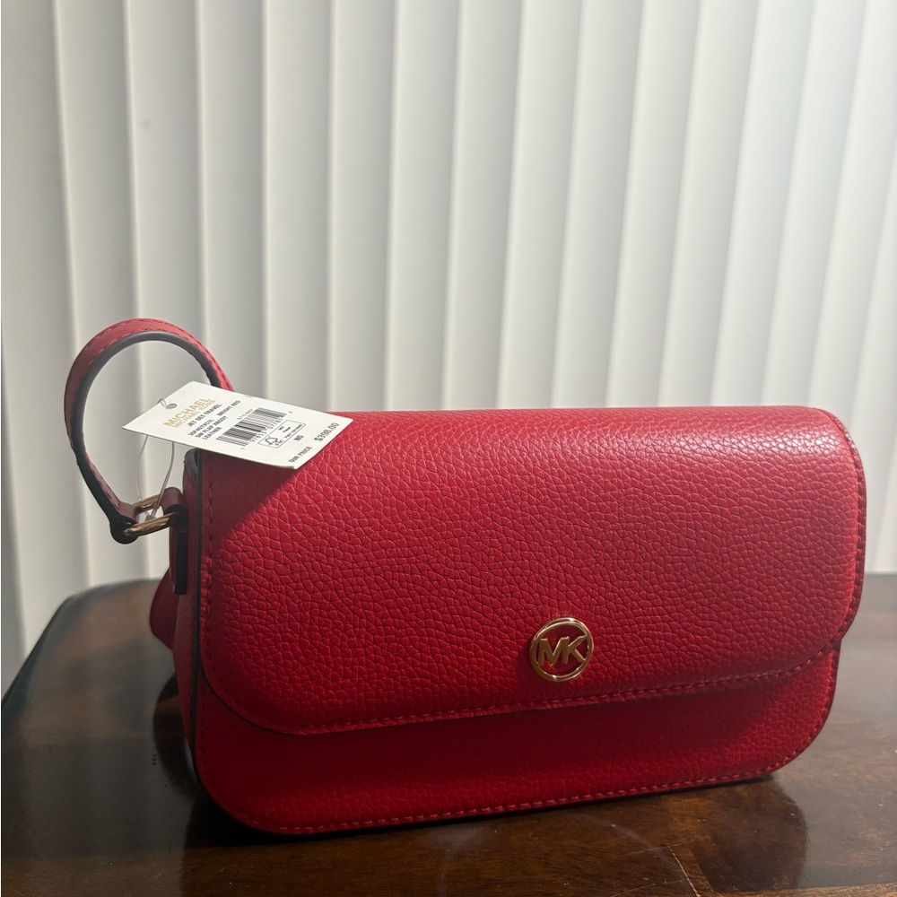 Michael Kors Women's Jet Set Travel Small Crossbody Bag (Red) 35F4GTVC1L